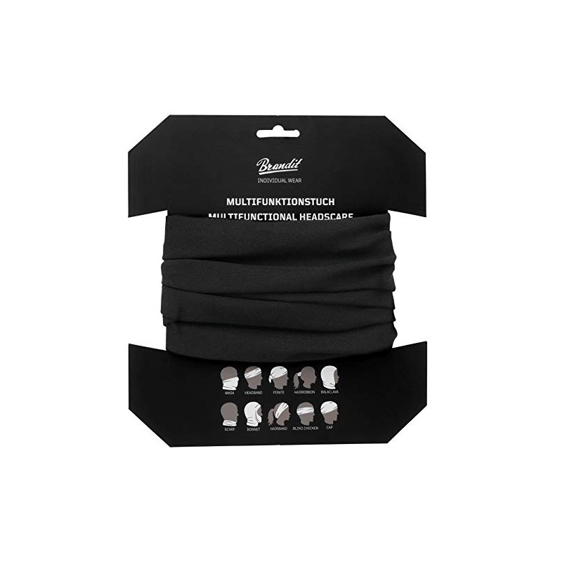 Brandit Multi-Functional Scarf, Many (Camouflage) Colours, Multifunctional, black