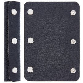GORGECRAFT Pack of 2 Handbag Handle Leather Wrap Covers Black Bag Handle Protectors Luggage Handle Wraps Strap for DIY Craft Purse Purse Carry Bag Suitcase Decoration Accessories