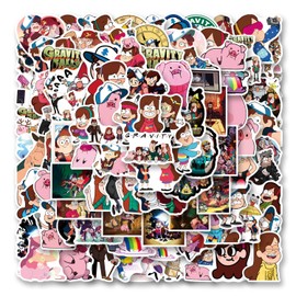 100pcs Cute Cartoon Stickers Pack Aesthetic Vinyl Waterproof Sticker Decals for Water Bottle,Laptop,Phone,Skateboard,Scrapbooking,Bumper for Kids Teens Adults for Party Supply Decor Favor…