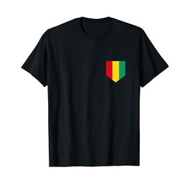 Guinea Flag Inspired Vibrant Artistic Design T-Shirt