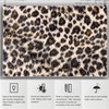 YongFoto Leopard Vinyl Backdrop 7x5ft Jungle Safari Stylish Leopard Skin
