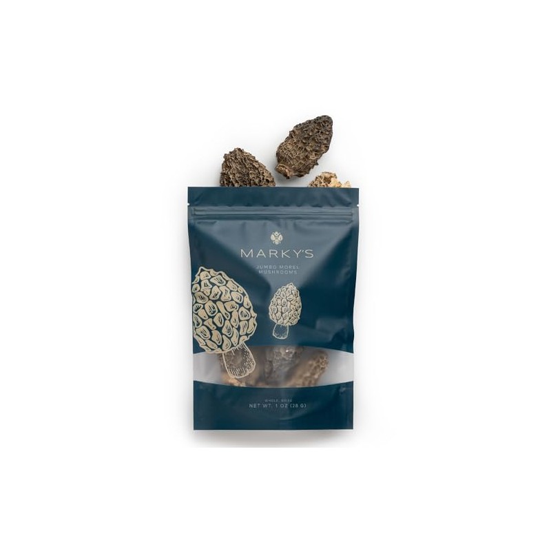 MARKY'S Jumbo Dried Morel Mushrooms - 1 oz / 28