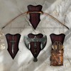 FLURSAILE Sword Plaque Wall Mount Vertical Display Holder Adjustable Stand