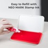 NEO MARK Large Stamp Pad - 3.50"x 6.25", Magnetic Lid,