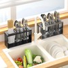 Hosoncovy Countertop Cutlery Drying Holder Cutlery Drainer Tableware Holder Box