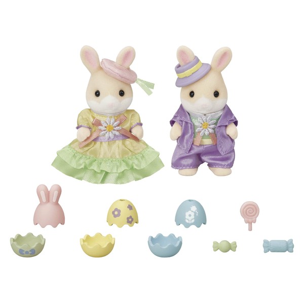 Sylvanian Families Seasonal Margaret Rabbit Easter Pair Set Say 209