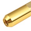 60mm Aluminum M12 x 1.5 6-Point 25mm OD Gold 20