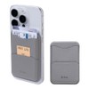 iFace MagSynq Card Wallet Compatible with MagSafe (Gray) [Card Case,