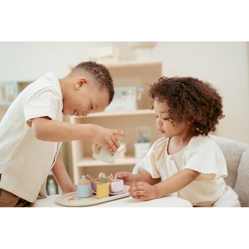 Little Dutch 2507 Wooden Tea Set - Mint