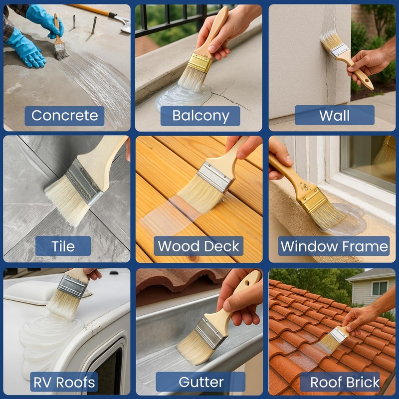 Clear Waterproof Sealant – Water-Based Transparent Waterproof Coating Acrylic Paste