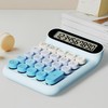 Mechanical Switch Calculator, 24 Keys Auto Sleep Desktop Large LCD