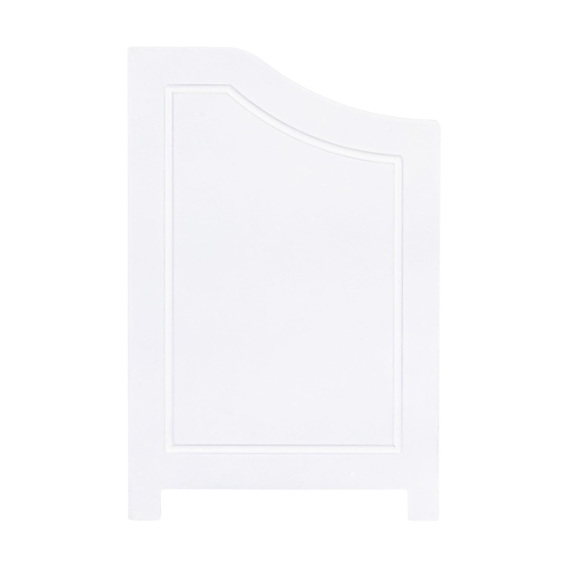 Household Essentials Single Load Hamper Cabinet Seat, White