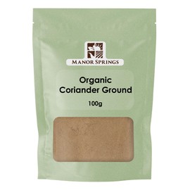 Organic Ground Coriander 100g by Manor Springs Organic