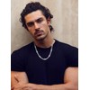 Men Barbed Wire Necklace 7mm Thick Heavy Stainless Steel Chain