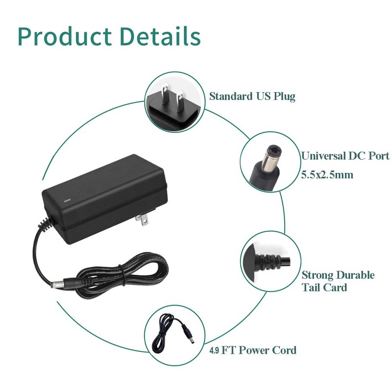 12V 3A Power Supply Adapter AC 100-240V 50-60Hz to DC