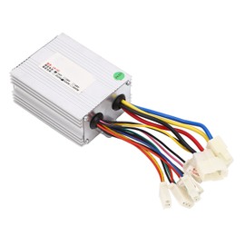 Electric Bike Brush Controller 24V 500W Multi Protection Aluminum Motor Speed Controller Box for Electric Tricycles