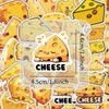 Cheese Stickers Pack of 50 Waterproof Cute Dairy Products Stickers