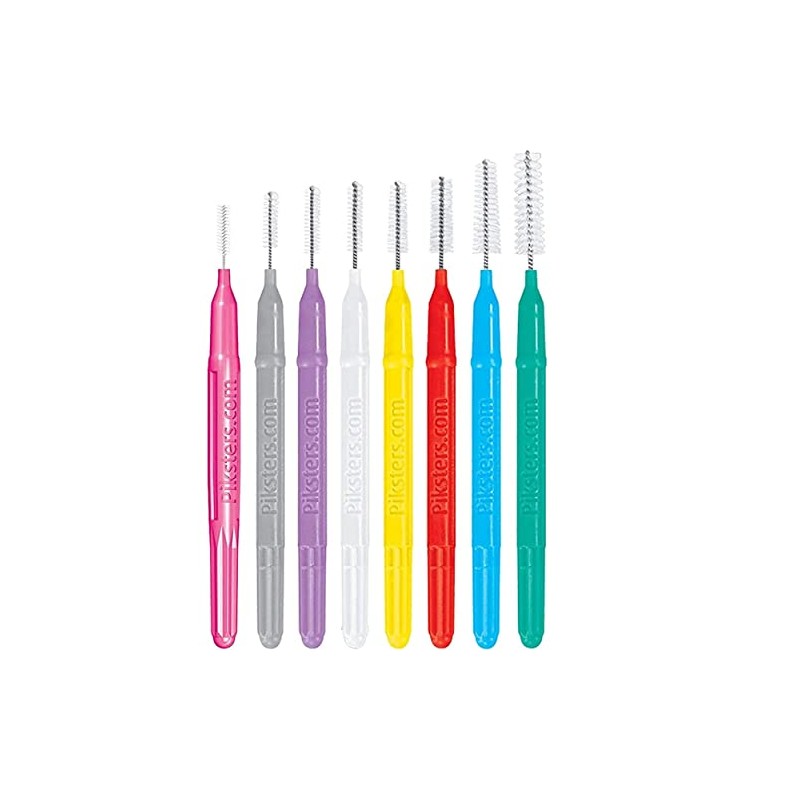 PIKSTERS - for cleaning between teeth-All Size - 8Pk (Variety