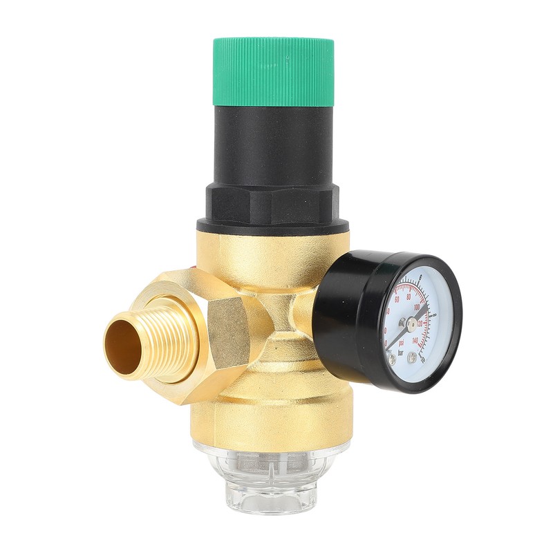 Water Pressure Regulator Brass G3/4 Water Pressure Reducer Valve with