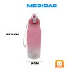 Maíz Botella Cilindro Agua Deportiva Motivacional Multicolor 1.3l