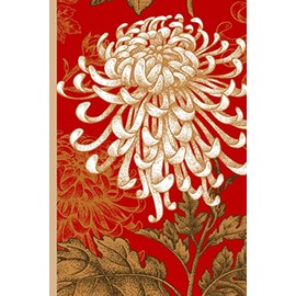 Notebook: Oriental chrysanthemum illustration