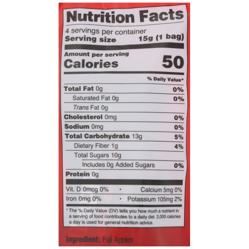 CRISPY GREEN Freeze Dried Apple, 2.12 OZ