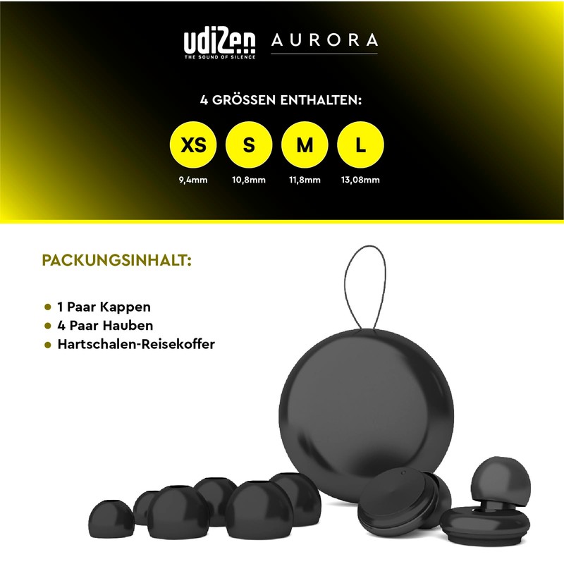 Earplugs for Travel, Sleeping, Learning, Noise Reduction, -18 dB ~
