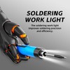 Cordless USB Rechargeable Portable Soldering Iron, Digital adjustable display screen,