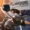 MARIB LEATHER HALF FINGER CYCLING WHEELCHAIR GYM BUS DRIVING WEIGHT