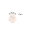 Gotetiso Pack of 5 Macrame Pendants Mini Macrame Wall Hanging
