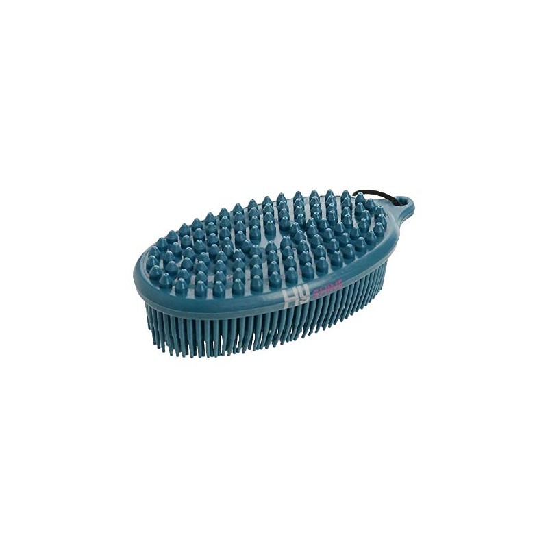 Hyshine Pebble Gentle Massage Therapy Brush/Dirt Remover - Grooming/Care-Purple