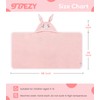 TBEZY Toalla con capucha para niños, 100% algodón, ultra suave
