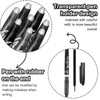 DOETYD Erasable Pens Black Erasable Gel Pens with Eraser 0.5mm
