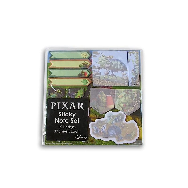 A Bug's Life Notepad Bookmarks Sticky Note Tabs Set for