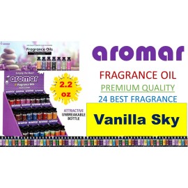 Aromar Aromatherapy Essential Fragrance 100% Concentrated Oil 2.2oz VANILLA SKY