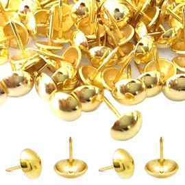 BetterJonny 500 Pcs Decorative Nails Decorative Tacks Antique Decorative Nails Push Pins Push Pins Drum Tacks Decorative Nails Iron Upholstery Nails Black Fasteners for Decoration Drums, Jewelry