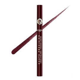 L'Oreal Paris Delineador de ojos líquido impermeable de alta precisión, delineador de ojos a prueba de manchas con micropunta, para maquillaje de ojos