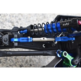 2Pc Set Upgrades Aluminum+Stainless Steel Front Camber Link Set 1/8 4Wd Sledge Monster Truck（95076-4） RC Cars by GPM (red)