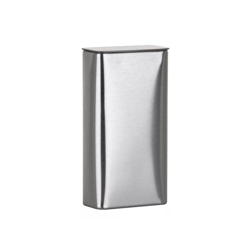 MagnaKoys® MagnaKoys Rectangular Silver Metal Hinged Lid Tin Containers (7