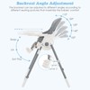 INFANS High Chair for Babies & Toddlers, Foldable Highchair with
