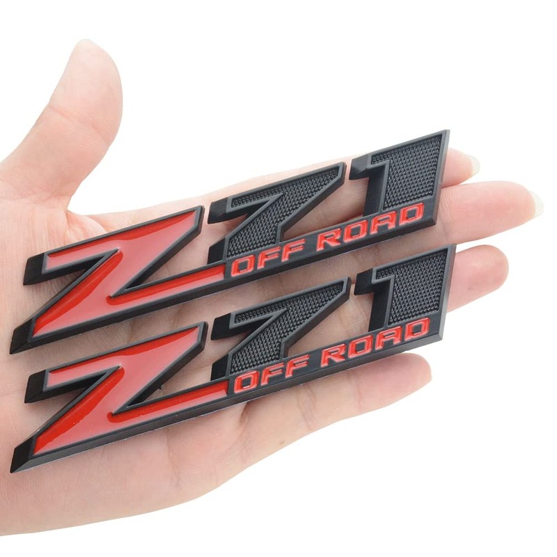 2 piezas Z71 todoterreno para maletero trasero de 5 pulgadas,