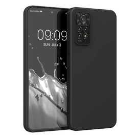 kwmobile Case Compatible with Xiaomi Redmi Note 11 Pro / 11 Pro (5G) / 12 Pro (4G) Case - Soft Slim Protective TPU Silicone Cover - Black Matte