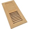 Homewell Red Oak Wood Floor Register Vent, Drop in Vent,