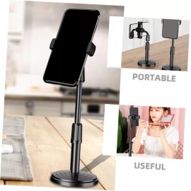 Unbranded Sturdy Plastic Desk Phone Stand Mobile Phone Holder for Filming Live Streaming