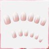 AddFavor 240pc Ombre Oval Press on Nails Short Fake Nails