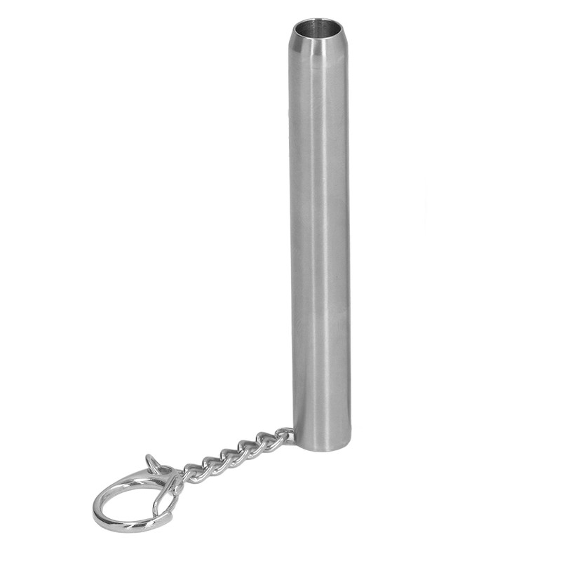 Mini LED Flashlight 500LM 304 Stainless Steel Portable with Snap