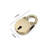 Vogueing Tool Small 1 Key Lock, 1pcs Vintage Antique Padlocks