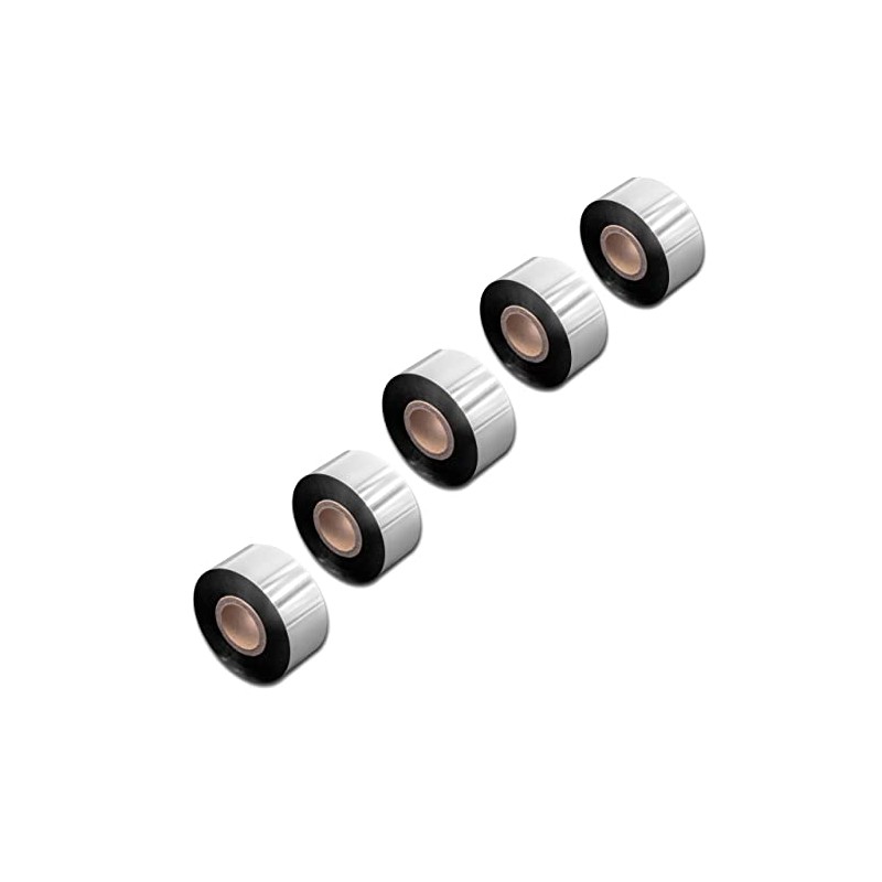 vhbw 5 x Thermal Transfer Tape Compatible with TSC TTP-384M,