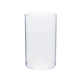 Royal Imports - Florero acrílico cilíndrico - Centro de Mesa Decorativo para el hogar o la Boda, plástico no rompible, 5 x 8 Pulgadas de Alto, Redondo - Transparente
