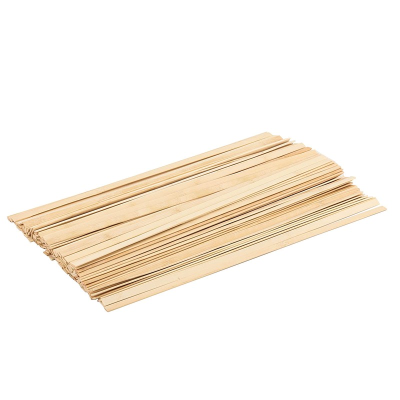 JEUIHAU 400 PCS 15.5 Inch Natural Bamboo Sticks, 3/8 Inch